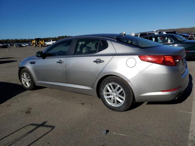 KNAGM4A78D5404742 - 2013 KIA OPTIMA LX SILVER photo 2