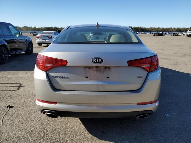 KNAGM4A78D5404742 - 2013 KIA OPTIMA LX SILVER photo 6