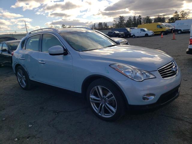 JN1AJ0HR5BM852508 - 2011 INFINITI EX35 BASE BLUE photo 4