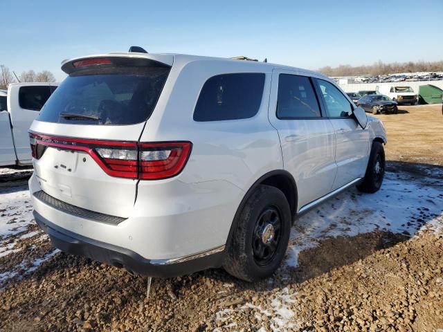 1C4SDJFTXMC643576 - 2021 DODGE DURANGO PURSUIT WHITE photo 3