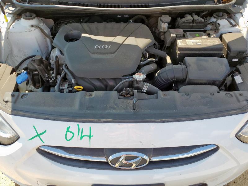 KMHCT5AE9FU199400 - 2015 HYUNDAI ACCENT GS WHITE photo 11