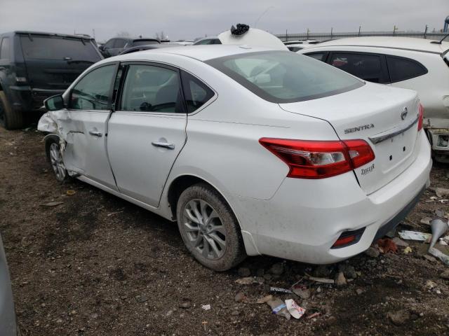 3N1AB7AP6JL645083 - 2018 NISSAN SENTRA S WHITE photo 2