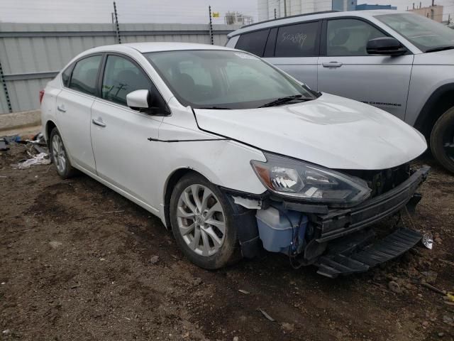 3N1AB7AP6JL645083 - 2018 NISSAN SENTRA S WHITE photo 4