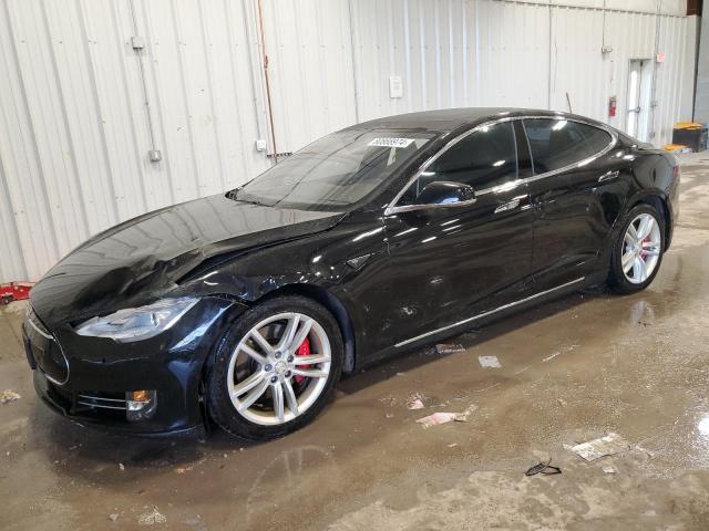 5YJSA1H27EFP63112 - 2014 TESLA MODEL S BLACK photo 1