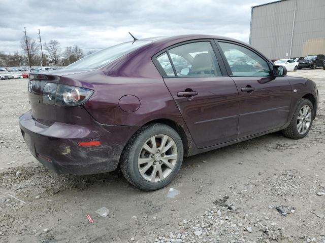 JM1BK32F371694595 - 2007 MAZDA 3 I PURPLE photo 3