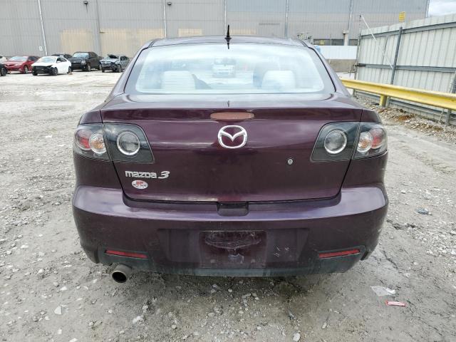 JM1BK32F371694595 - 2007 MAZDA 3 I PURPLE photo 6