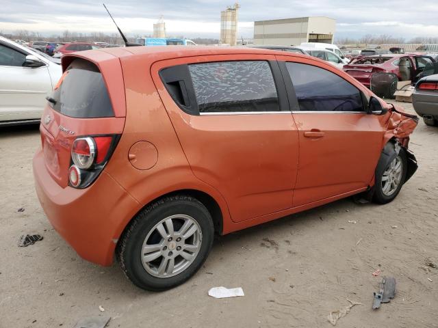 1G1JC6SHXC4103952 - 2012 CHEVROLET SONIC LT ORANGE photo 3