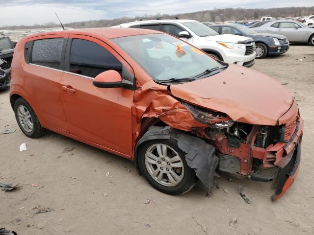 1G1JC6SHXC4103952 - 2012 CHEVROLET SONIC LT ORANGE photo 4