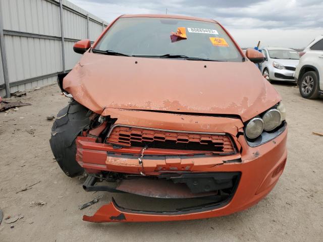 1G1JC6SHXC4103952 - 2012 CHEVROLET SONIC LT ORANGE photo 5