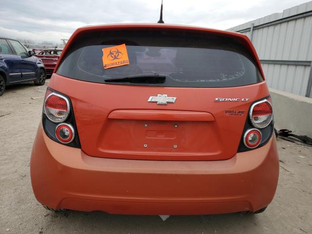 1G1JC6SHXC4103952 - 2012 CHEVROLET SONIC LT ORANGE photo 6