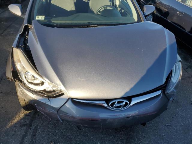 KMHDH4AE0GU584202 - 2016 HYUNDAI ELANTRA SE GRAY photo 11