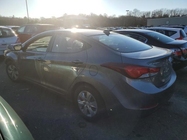 KMHDH4AE0GU584202 - 2016 HYUNDAI ELANTRA SE GRAY photo 2