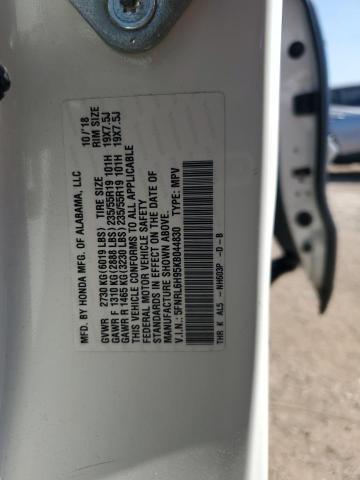 5FNRL6H95KB044830 - 2019 HONDA ODYSSEY ELITE Սպիտակ լուսանկար 13