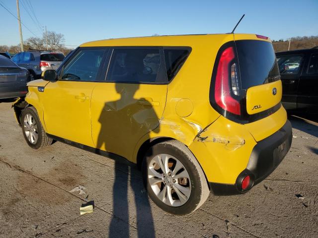 KNDJP3A5XF7207572 - 2015 KIA SOUL + YELLOW photo 2