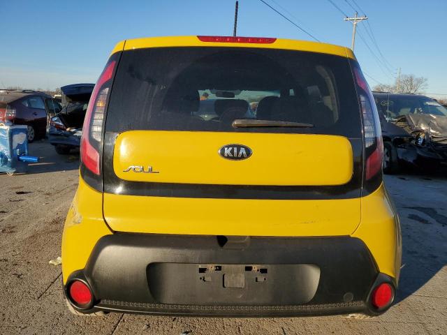 KNDJP3A5XF7207572 - 2015 KIA SOUL + YELLOW photo 6