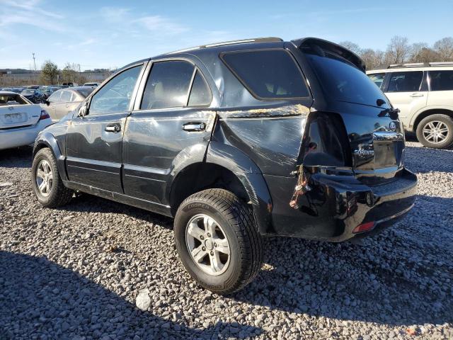 KNDJC736085771352 - 2008 KIA SORENTO EX BLACK photo 2