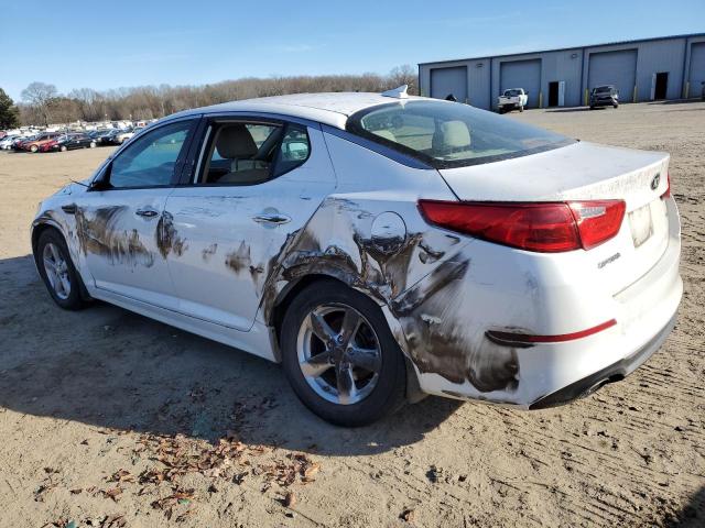 5XXGM4A78FG447883 - 2015 KIA OPTIMA LX WHITE photo 2