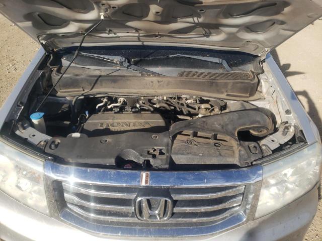 5FNYF3H68CB026976 - 2012 HONDA PILOT EXL SILVER photo 11