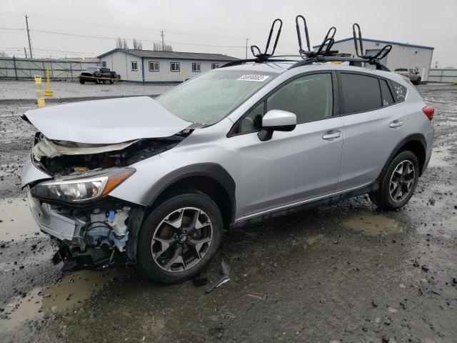 JF2GTACC7K8382602 - 2019 SUBARU CROSSTREK PREMIUM SILVER photo 1