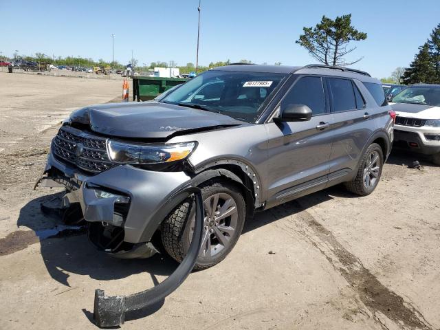 1FMSK8DH5MGA93933 - 2021 FORD EXPLORER XLT Boz foto 2