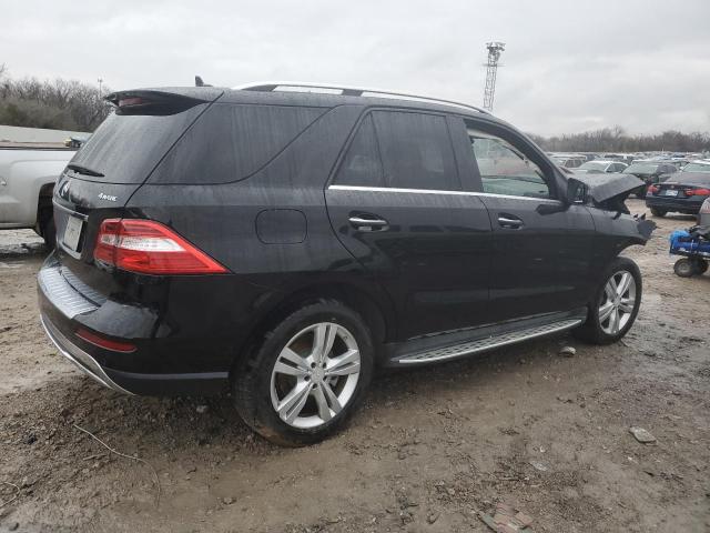 4JGDA5HBXDA166006 - 2013 MERCEDES-BENZ ML 350 4MATIC BLACK photo 3
