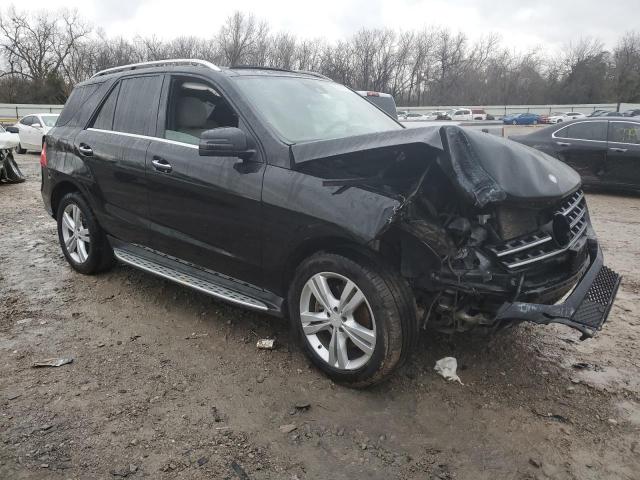 4JGDA5HBXDA166006 - 2013 MERCEDES-BENZ ML 350 4MATIC BLACK photo 4