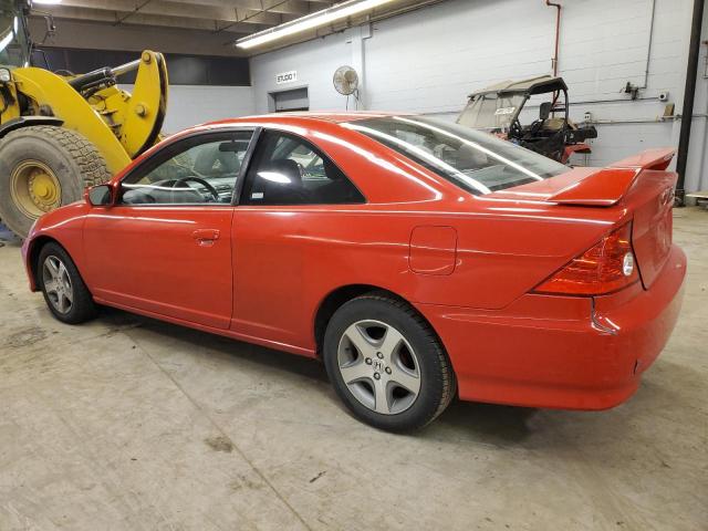 1HGEM22944L019092 - 2004 HONDA CIVIC EX RED photo 2