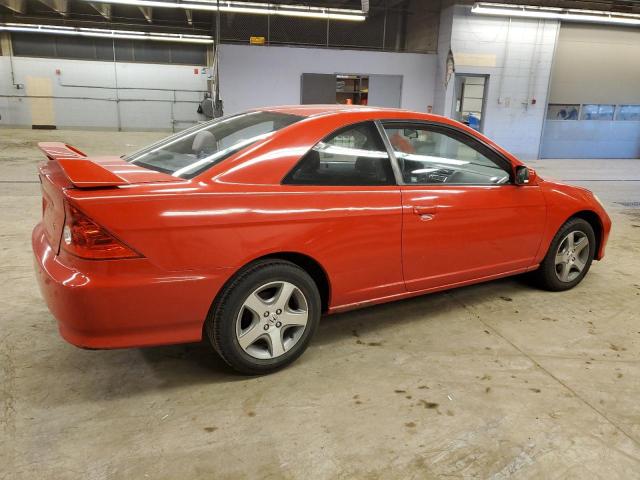 1HGEM22944L019092 - 2004 HONDA CIVIC EX RED photo 3