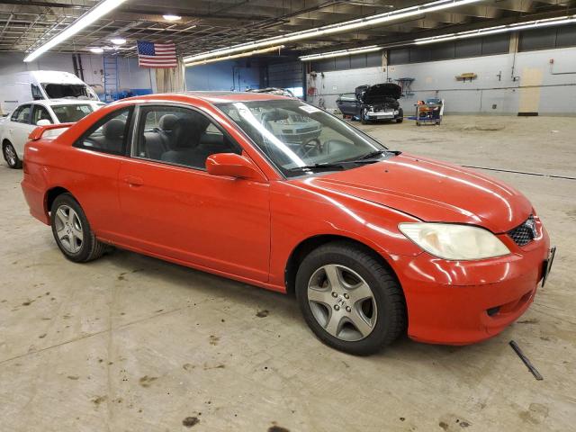 1HGEM22944L019092 - 2004 HONDA CIVIC EX RED photo 4