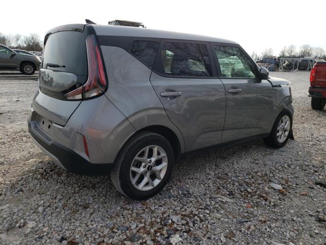 KNDJ23AU8P7876785 - 2023 KIA SOUL LX GRAY photo 3