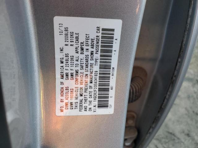 1HGCR2F30EA041828 - 2014 HONDA ACCORD LX SILVER photo 12