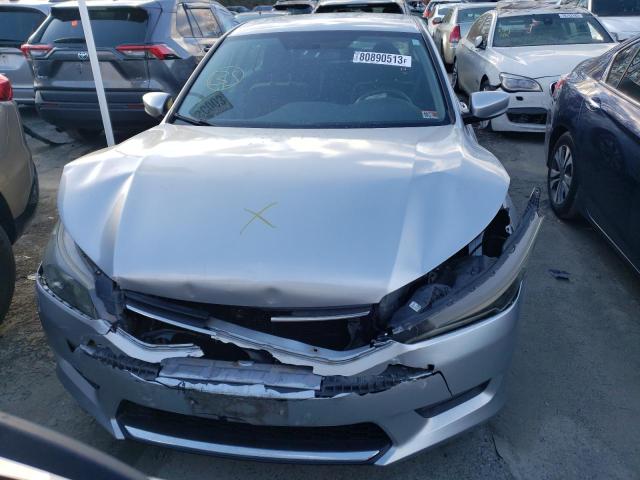 1HGCR2F30EA041828 - 2014 HONDA ACCORD LX SILVER photo 5