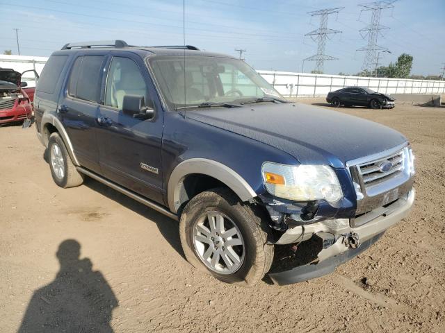 1FMEU74847UB32101 - 2007 FORD EXPLORER EDDIE BAUER Mavi foto 4