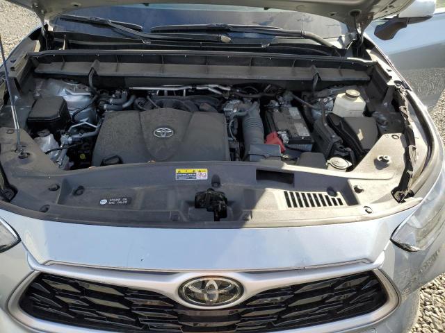 5TDHZRBH2MS114830 - 2021 TOYOTA HIGHLANDER XLE GRAY photo 12