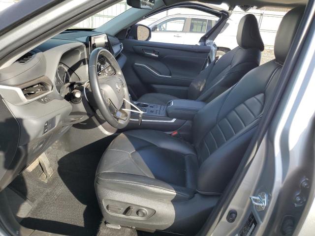5TDHZRBH2MS114830 - 2021 TOYOTA HIGHLANDER XLE GRAY photo 7