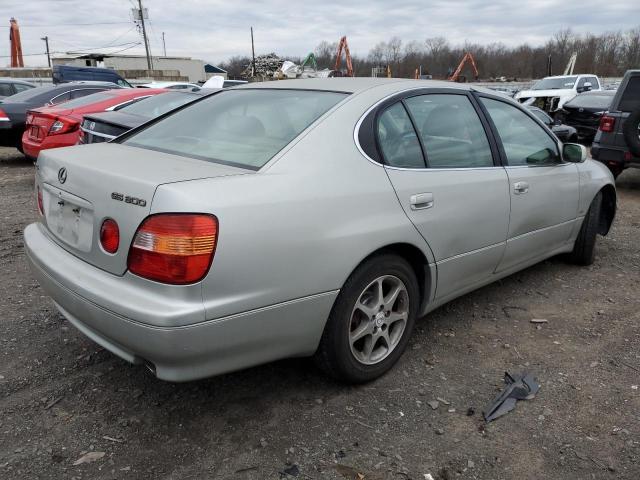 JT8BD68S6Y0099407 - 2000 LEXUS GS 300 SILVER photo 3