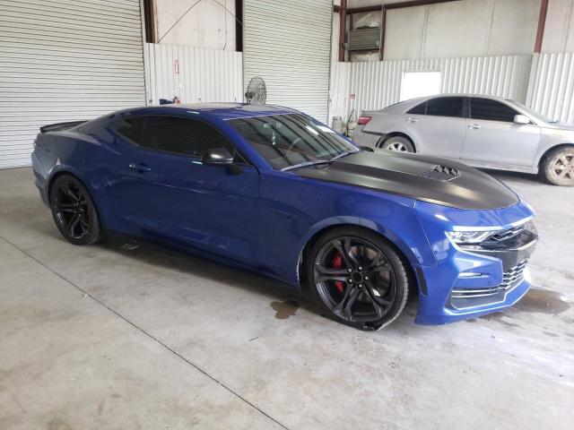 1G1FE1R7XK0110504 - 2019 CHEVROLET CAMARO SS BLUE photo 4