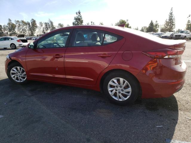 KMHD74LF4HU085512 - 2017 HYUNDAI ELANTRA SE RED photo 2