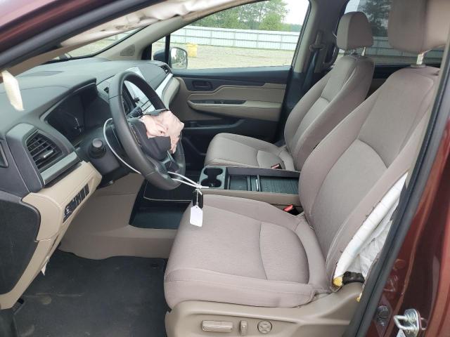 5FNRL6H53KB043057 - 2019 HONDA ODYSSEY EX MAROON photo 7