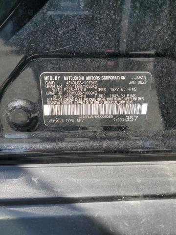 JA4ARUAU7NU009369 - 2022 MITSUBISHI OUTLANDER SPORT ES BLACK photo 12