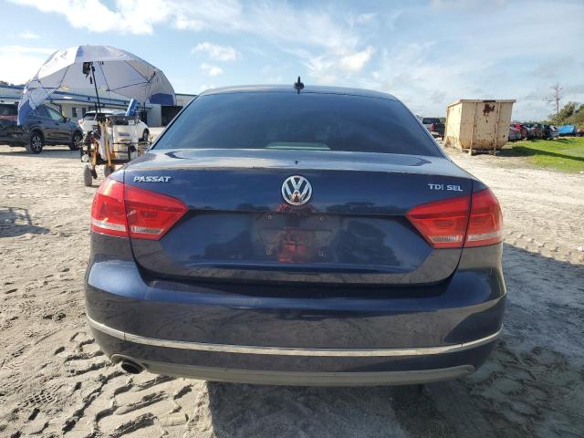 1VWCN7A39DC021091 - 2013 VOLKSWAGEN PASSAT SEL Azul foto 6