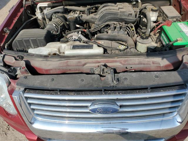 1FMEU73E67UA49647 - 2007 FORD EXPLORER XLT წითელი ფოტო 12