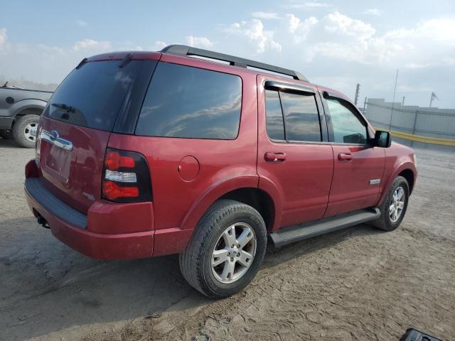 1FMEU73E67UA49647 - 2007 FORD EXPLORER XLT წითელი ფოტო 3