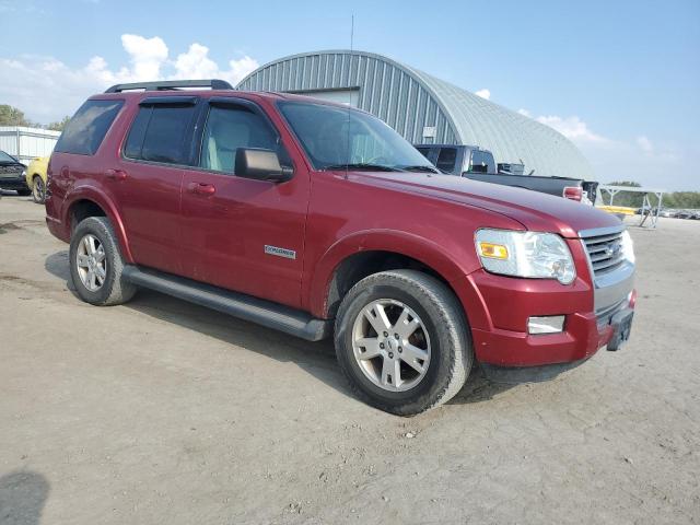 1FMEU73E67UA49647 - 2007 FORD EXPLORER XLT წითელი ფოტო 4
