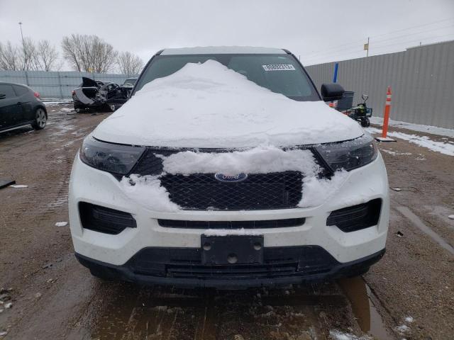 1FM5K8AB0NGA43133 - 2022 FORD EXPLORER POLICE INTERCEPTOR Weiß Foto 5