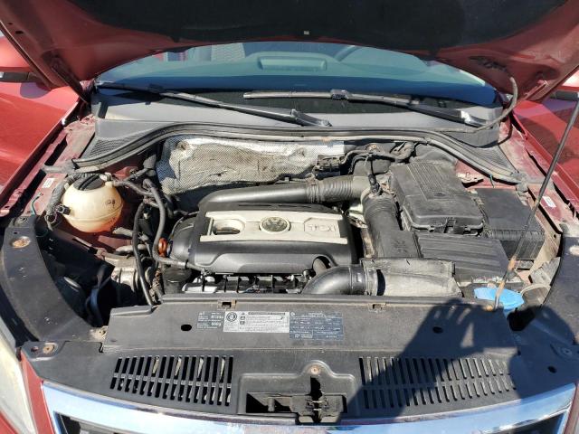 WVGAV7AX4BW000475 - 2011 VOLKSWAGEN TIGUAN S RED photo 12