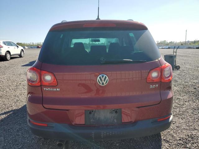 WVGAV7AX4BW000475 - 2011 VOLKSWAGEN TIGUAN S RED photo 6