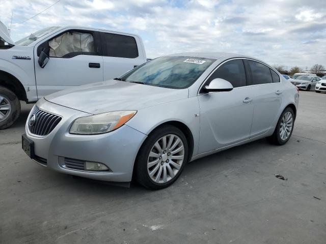 W04GN5EC0B1104110 - 2011 BUICK REGAL CXL SILVER photo 1