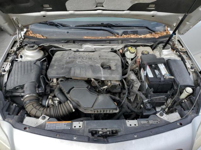 W04GN5EC0B1104110 - 2011 BUICK REGAL CXL SILVER photo 11