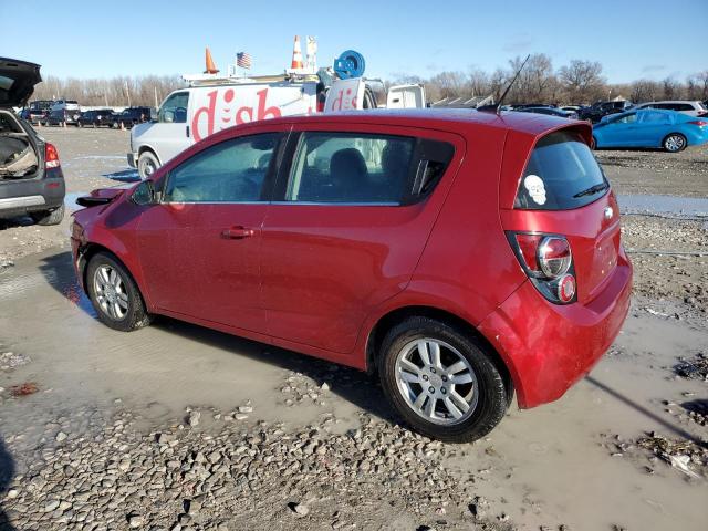 1G1JC6SHXE4105042 - 2014 CHEVROLET SONIC LT RED photo 2